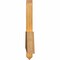 Ekena Millwork Eugene Rough Sawn Timber Gable Bracket, Western Red Cedar, 96"W x 16"H x 2"D x 6"F, 4/12 Pitch GBW096X16X0206EUG00RWR - alternate 2